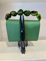 Load image into Gallery viewer, The Nica Leather Clutch in Green
