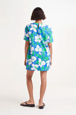 Load image into Gallery viewer, Bosco Print Shift Dress in Blue Multi
