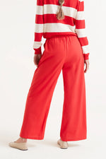 Load image into Gallery viewer, Straight Leg Trouser Pant in Red
