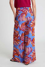 Load image into Gallery viewer, Wide Leg Pant in Floral Leaf Print
