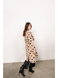 Juni Wrap Coat in Cream