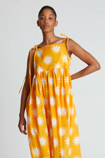 Load image into Gallery viewer, Strappy Maxi Dress in Big Sun Yellow
