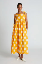 Load image into Gallery viewer, Strappy Maxi Dress in Big Sun Yellow
