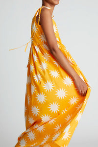 Strappy Maxi Dress in Big Sun Yellow