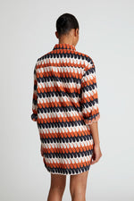 Load image into Gallery viewer, Oversized Tunic in Levante Geo

