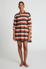 Load image into Gallery viewer, Oversized Tunic in Levante Geo
