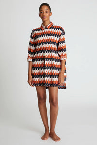 Oversized Tunic in Levante Geo