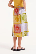 Load image into Gallery viewer, Patchwork Midi Skirt in Pastel
