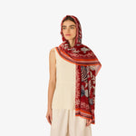 Load image into Gallery viewer, Neptune Scarf in Red
