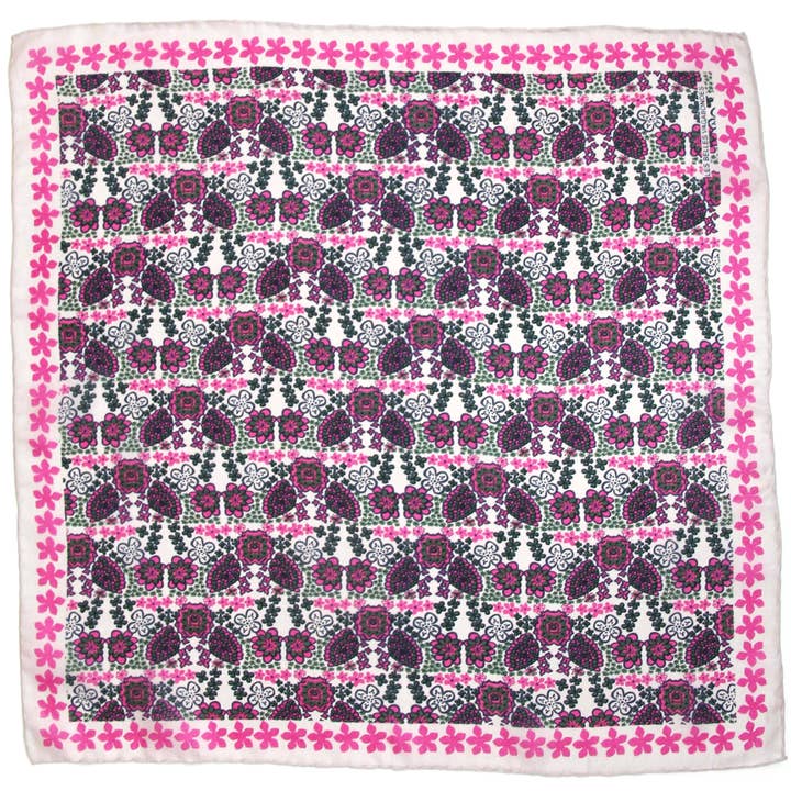 Mini Caribbean Scarf in Fuchsia