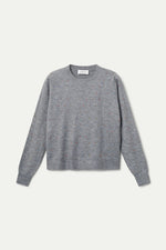 Load image into Gallery viewer, Multicolored Rhinestone Sweater in Grey
