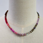 Load image into Gallery viewer, Rondelle Necklace in Mulberry
