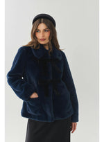 Load image into Gallery viewer, Janet Coat in Navy
