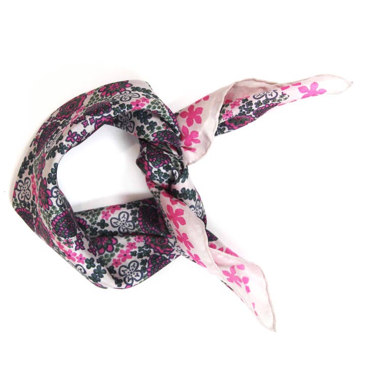 Mini Caribbean Scarf in Fuchsia