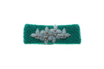 Load image into Gallery viewer, Felt Flower Headband in Emerald
