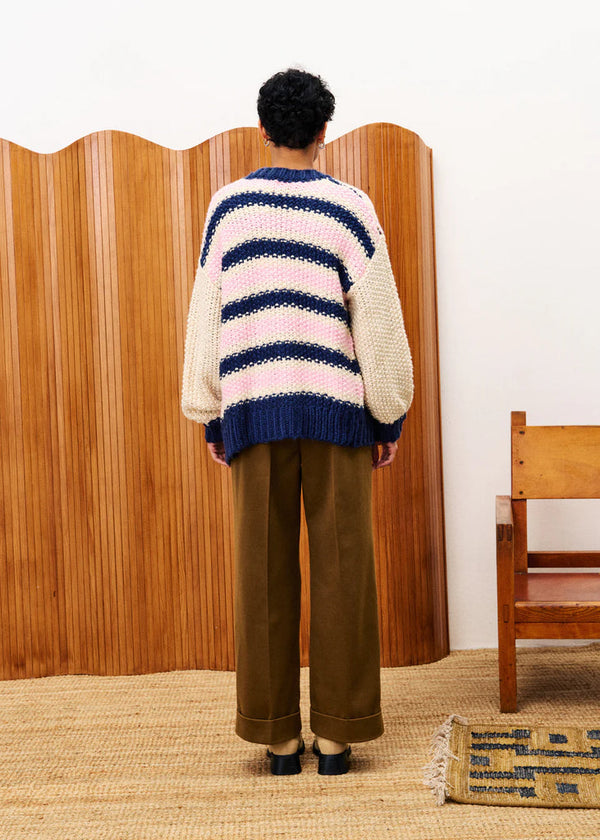 Dahlia Cardigan in Rose