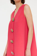 Load image into Gallery viewer, Audrey Shift Dress in Fuchsia
