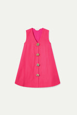 Load image into Gallery viewer, Audrey Shift Dress in Fuchsia

