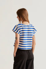 Load image into Gallery viewer, Bamboo Striped Top in Blue
