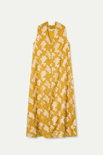Load image into Gallery viewer, Jacquard Maxi Dress in Yellow
