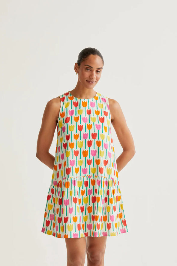 V-Neck Hardware One-Piece Swimsuit