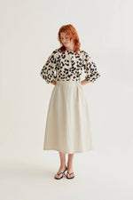 Load image into Gallery viewer, Dalmatian Blouse in Cream/Black
