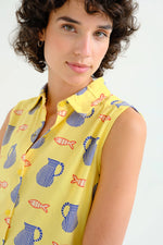 Load image into Gallery viewer, Brava Print Shirt in Yellow
