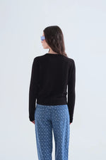 Load image into Gallery viewer, Ghost Sweater in Black
