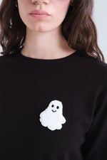 Load image into Gallery viewer, Ghost Sweater in Black
