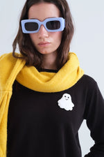 Load image into Gallery viewer, Ghost Sweater in Black
