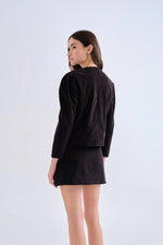 Load image into Gallery viewer, Corduroy Jacket in Black/Rainbow
