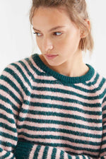 Load image into Gallery viewer, Striped Sweater in Pink/Green
