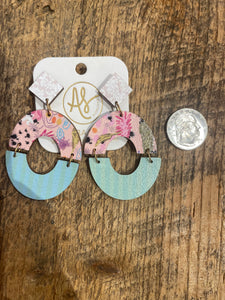 Amanda Earrings in Pastel Patterns