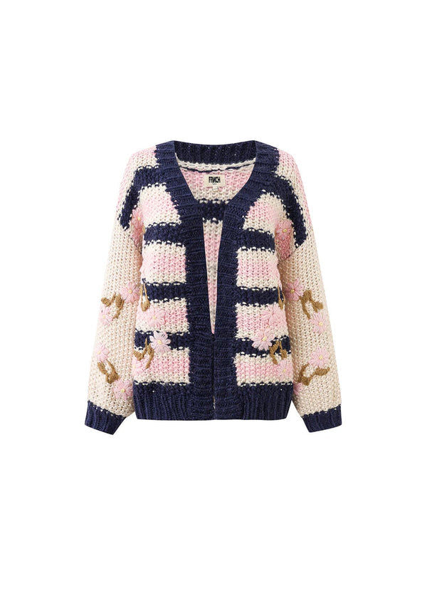 Dahlia Cardigan in Rose