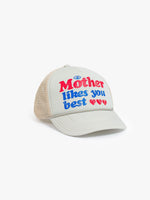 Load image into Gallery viewer, Mother Likes You Best 10-4 Trucker Hat
