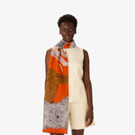 Load image into Gallery viewer, Toutou Scarf in Orange

