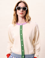 Load image into Gallery viewer, Patrick Cardigan in Creme
