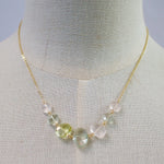 Load image into Gallery viewer, Semi Stacked Necklace in Pastel Tones
