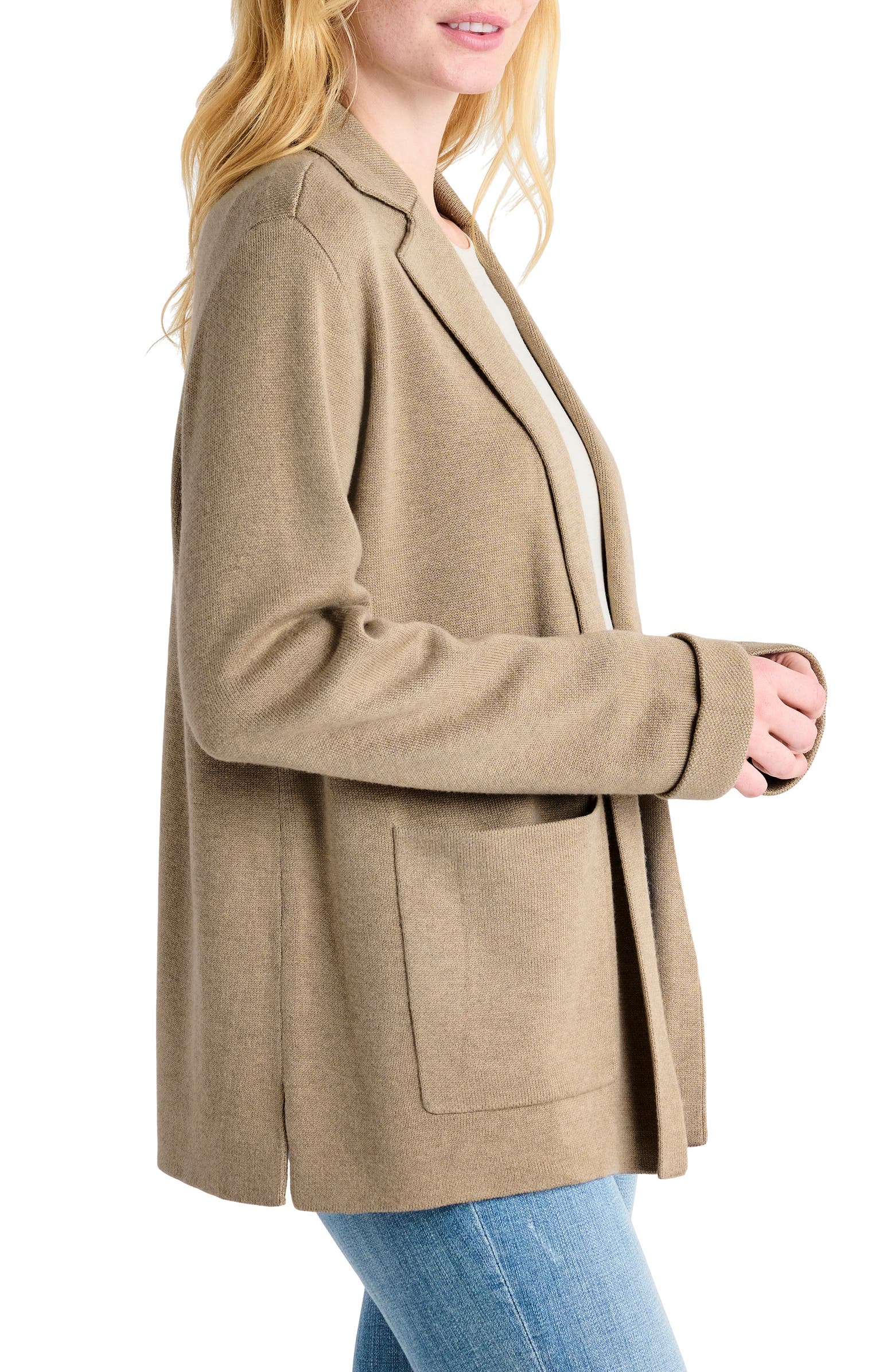 Estelle Cardigan in Heather Camel