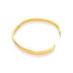 Load image into Gallery viewer, Baguette Cut Bangle in Gold/Clear

