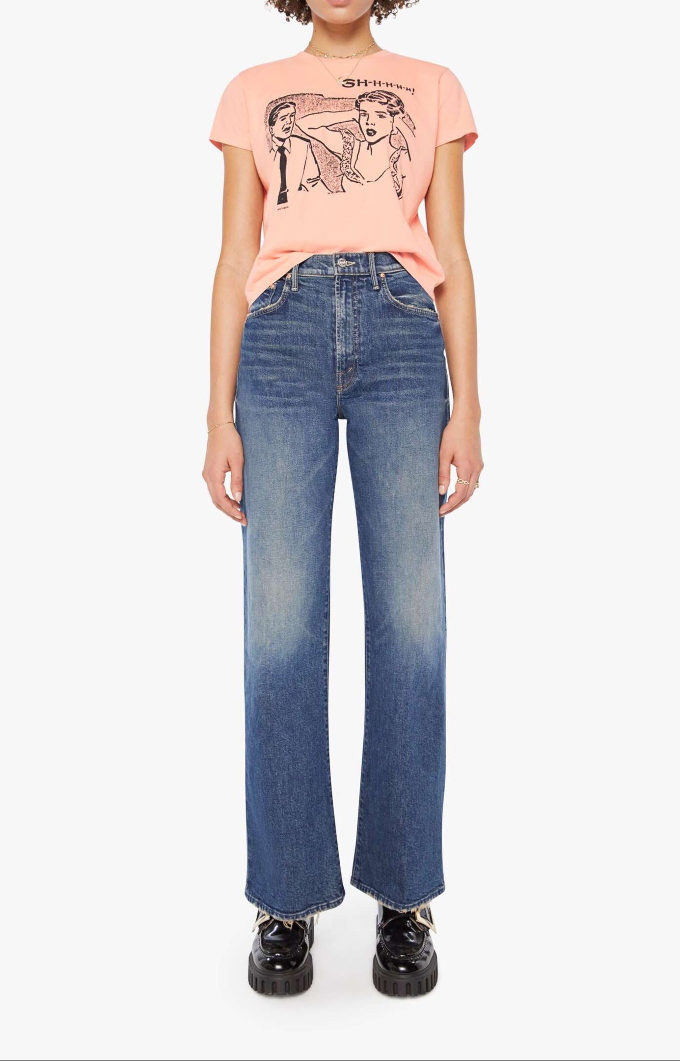 The Boxy Goodie Goodie Tee in Shhhh!!!