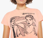 Load image into Gallery viewer, The Boxy Goodie Goodie Tee in Shhhh!!!
