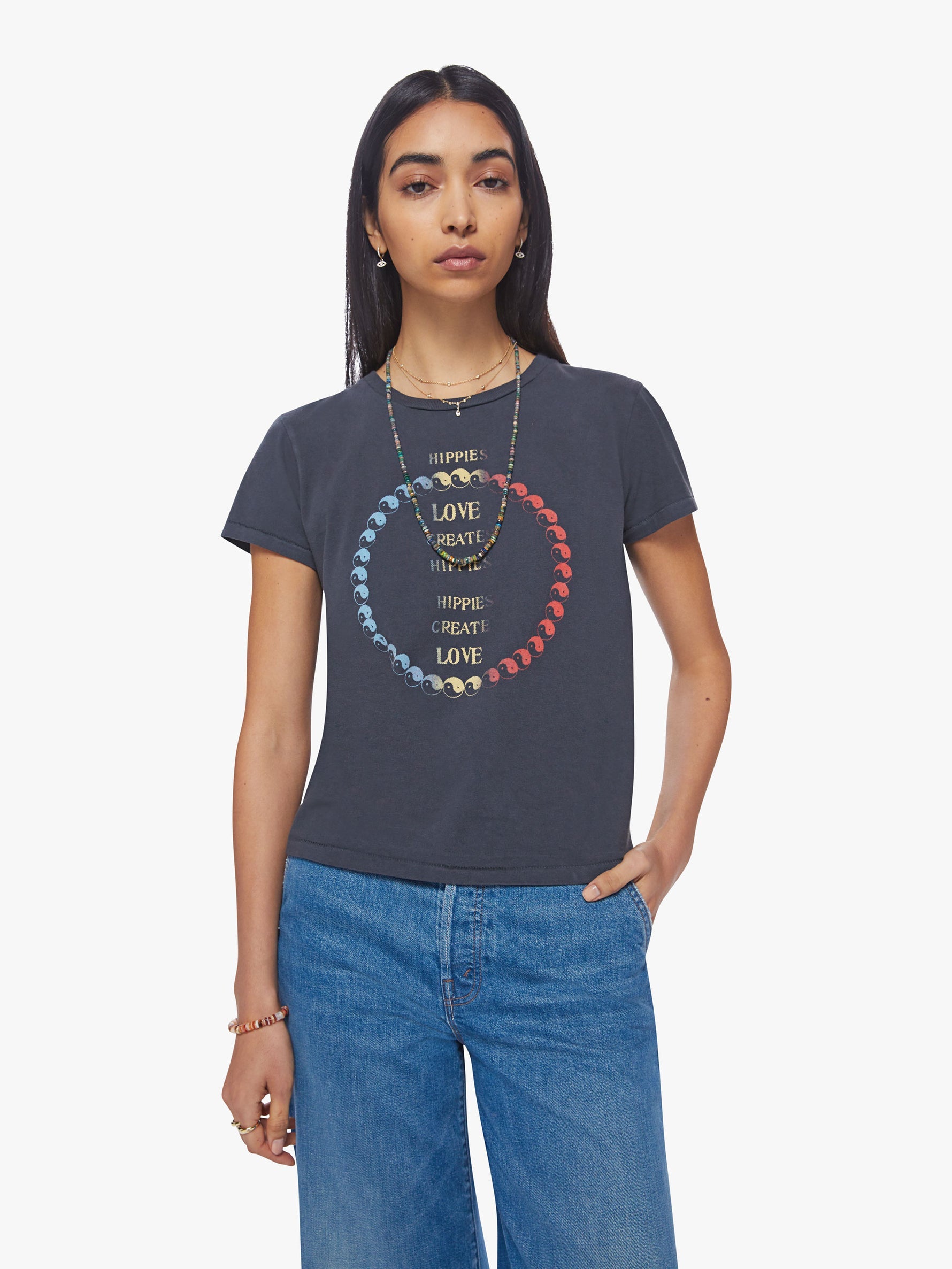 Yin Yang Hippies Tee