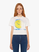 Load image into Gallery viewer, The Grab Bag Crop Tee in Don&#39;t Worry
