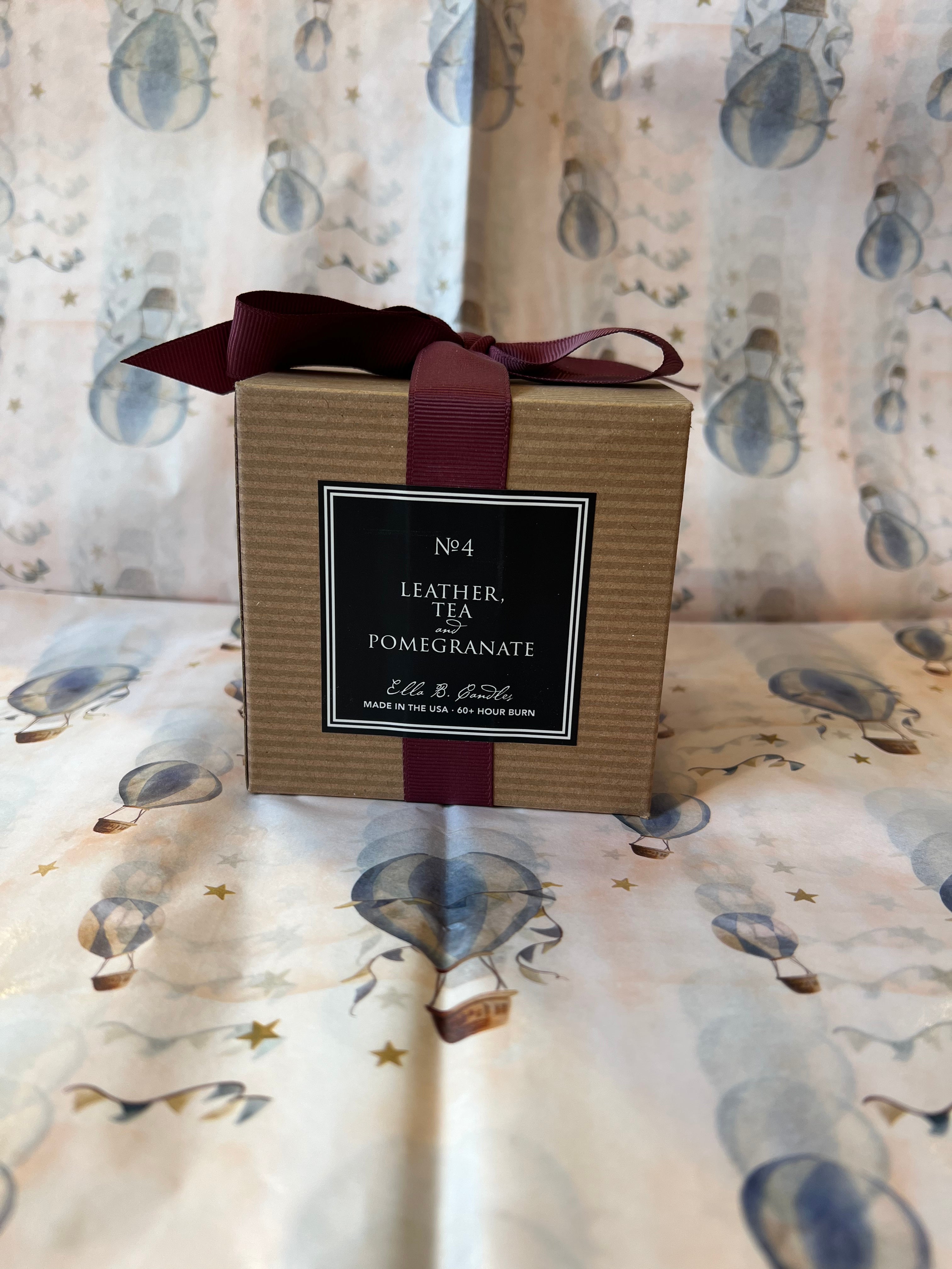 From Cambridge With Love in Leather, Tea and Pomegranate