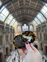 Load image into Gallery viewer, Hand-painted Crane Compact Mirror

