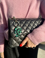 Load image into Gallery viewer, Hand-painted Snake Bag Charm + Keychain
