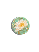 Load image into Gallery viewer, Hand-painted Waterlily Compact Mirror
