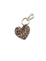 Load image into Gallery viewer, Handmade Heart Bag Charm + Keychain
