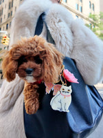 Load image into Gallery viewer, Hand-painted Swallowtail Bag Charm + Keychain
